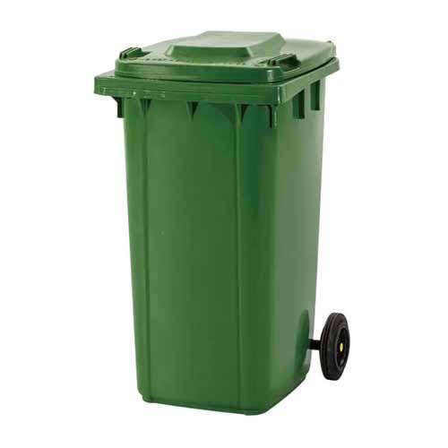 Hot sale 240 litre recycle waste bins plastic garbage can outdoor use trash bin rubbish can