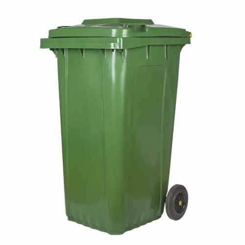 Factory Direct Sale HDPE High Resistant Blue Green Grey Black Grey 240 ltr Waste Bin Trash Bin